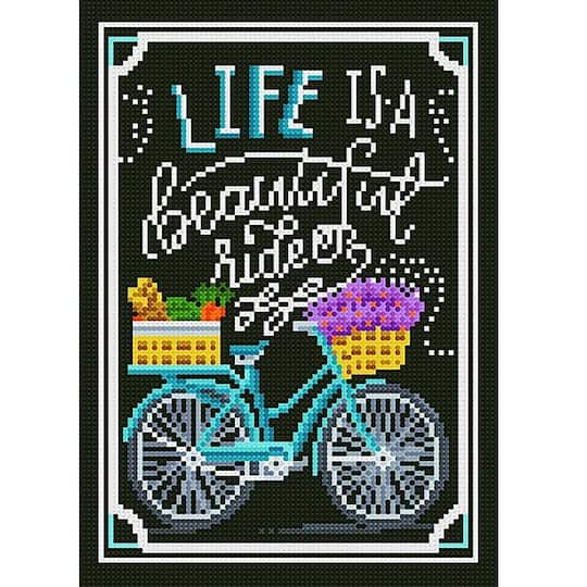 Sparkly Selections Life is a Ride Glow in the Dark Diamond Art Kit